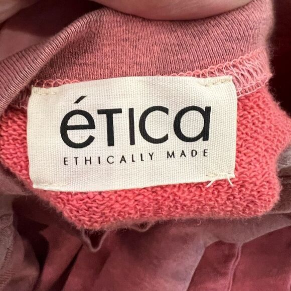 ÉTICA Lysse Pleat Sleeve Top In Grenadine Heather size M - Picture 7 of 10